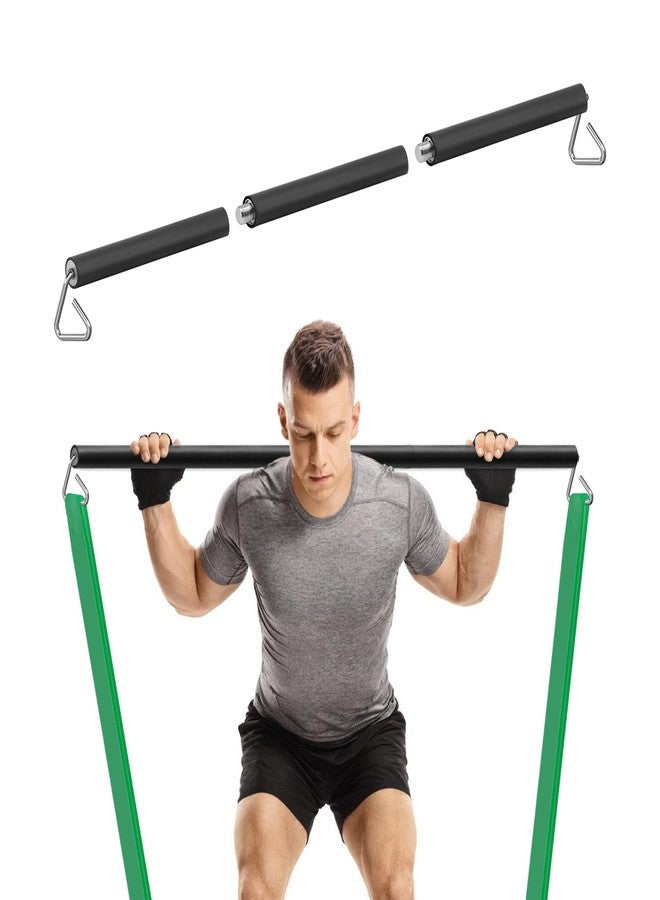Prebene Resistance Band Bar, 26.4in or 39.4in, Workout Bar for Fitness, Portable Weightlifting Training, Suit for Home Exercise, Resistance Band Training (39.4 in (2024 up)) - Image 1