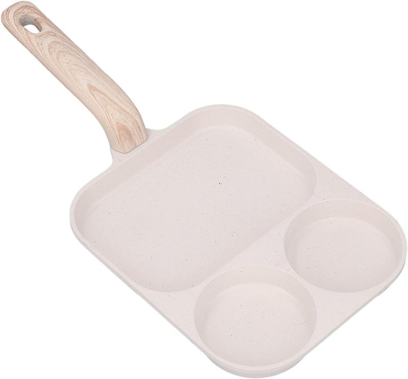 Nonstick Egg Frying Pan Comfortable Handle Easy Operation for Breakfast Gas Stove 40x19cm Oversized Style,Induction Cooker - Image 4