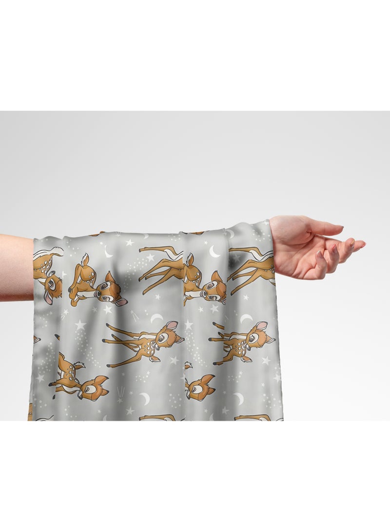 فيلاتو Ù‚Ù…Ø§Ø´ Ø­Ø±ÙŠØ± Ø§Ù„Ù„ÙŠÙ„ Ø¹Ø±Ø§Ù…Ù†ÙŠ Ø¨Ø§Ù„ÙŠØ§Ø±Ø¯Ø©ØŒ Ø¨ÙŠØ¬ØŒ Ø¨Ù†ÙŠØŒ Ø£Ù†Ù…Ø§Ø· ØºØ²Ø§Ù„ØŒ Ø¬Ù„Ø§Ø¨ÙŠØ© Ù…Ø®ÙˆÙŠØ±ØŒ Ø®ÙŠØ§Ø·Ø©ØŒ Ø¹Ø±Ø¶ 58 Ø¨ÙˆØµØ© - Image 1