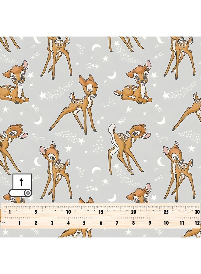 فيلاتو Ù‚Ù…Ø§Ø´ Ø­Ø±ÙŠØ± Ø§Ù„Ù„ÙŠÙ„ Ø¹Ø±Ø§Ù…Ù†ÙŠ Ø¨Ø§Ù„ÙŠØ§Ø±Ø¯Ø©ØŒ Ø¨ÙŠØ¬ØŒ Ø¨Ù†ÙŠØŒ Ø£Ù†Ù…Ø§Ø· ØºØ²Ø§Ù„ØŒ Ø¬Ù„Ø§Ø¨ÙŠØ© Ù…Ø®ÙˆÙŠØ±ØŒ Ø®ÙŠØ§Ø·Ø©ØŒ Ø¹Ø±Ø¶ 58 Ø¨ÙˆØµØ© - Image 4