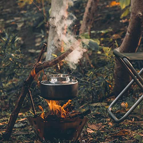 Fire-Maple Antarcti 1.5L Kettle Series | Portable Durable Bushcraft Gear Open Fire Kettle | SUS304 Stainless Steel - Image 4