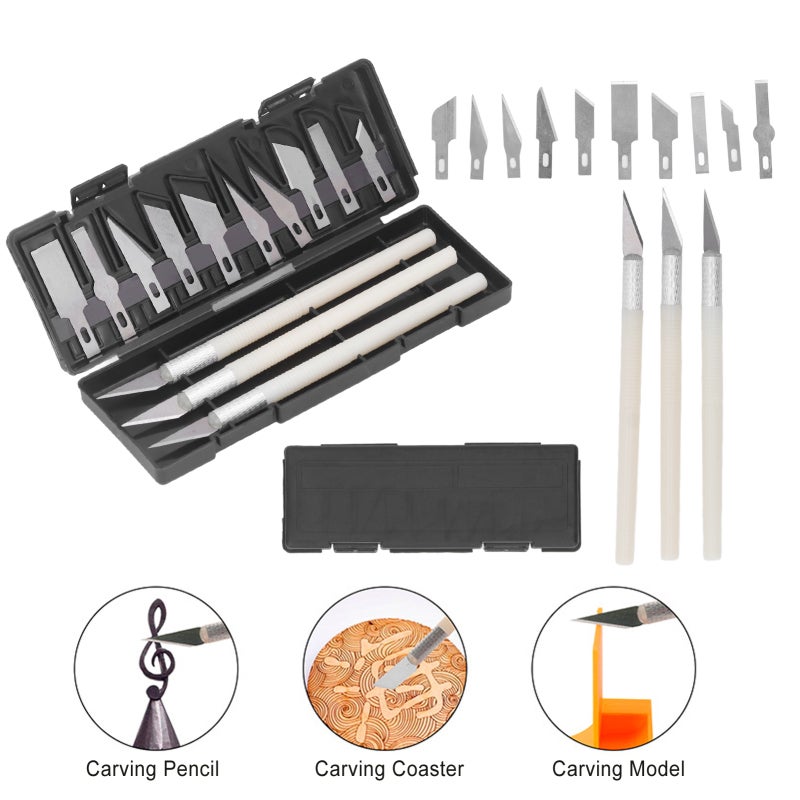 3D Printing Tool Kit: 13 Trimming Tools 10 Files Tweezers Pliers - Durable ABS High-Speed Steel Compact Design for Classroom Laboratory Educational Settings - Image 4