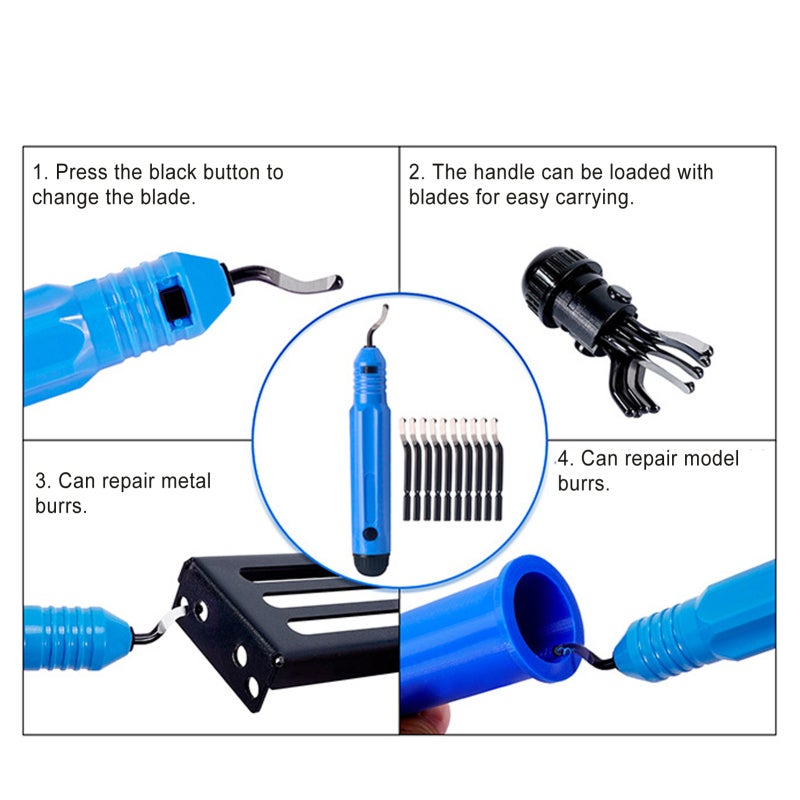 3D Printing Tool Kit: 13 Trimming Tools 10 Files Tweezers Pliers - Durable ABS High-Speed Steel Compact Design for Classroom Laboratory Educational Settings - Image 2
