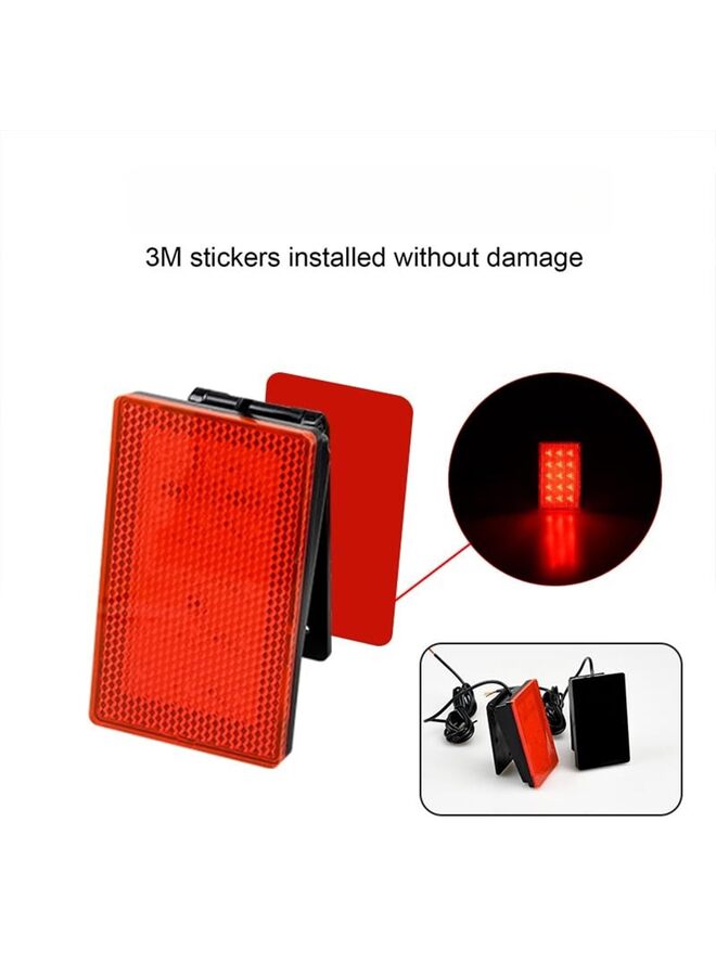 LAMAY Third Strobe Flashing Universal Car Lights Tail Brake Stop Light Signal Lamp Car Tuning Accessories(Red) - Image 3