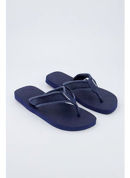Men Urban Basic II Slippers, Marine and Blue Indigo