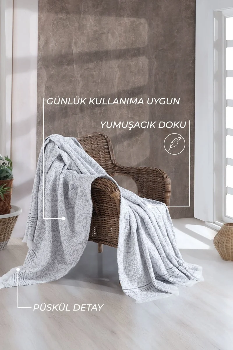 Elart Harmony Blanket Double Anthracite (220X240 Cm)