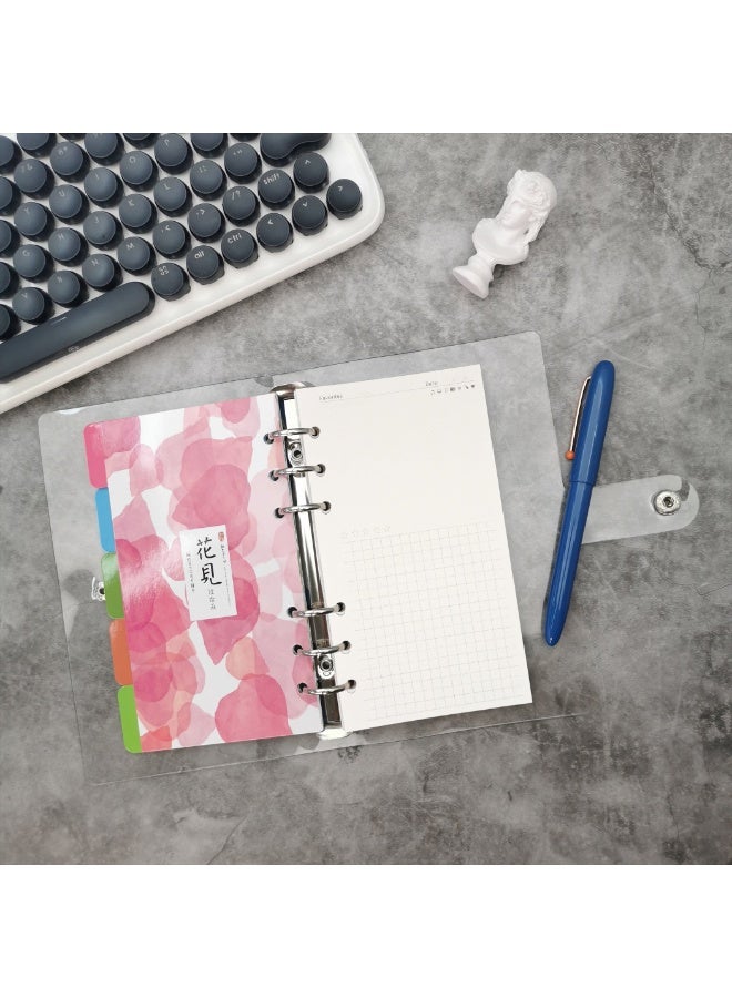 Zelten 1 Pack A6 45 Sheets/90 Pages FavoritesLoose Leaf Punched Paper Refills Paper for 6 Hole Binder Personal Organizer Diary Notebook Refillable Planner - Image 3