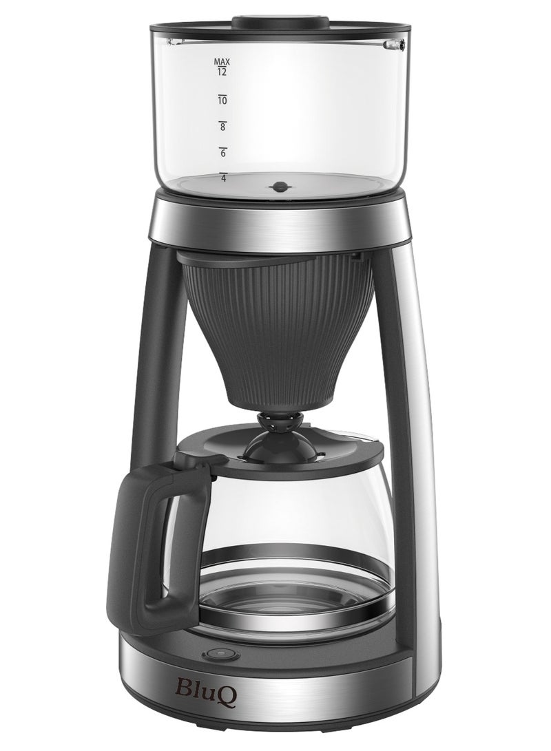 BluQ Coffee Maker 1.5L With glass Carafe And Drip Function 900 W - Image 1