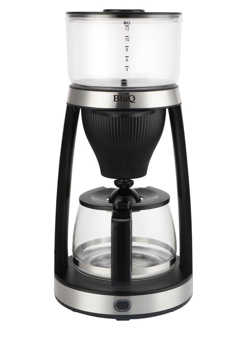 BluQ Coffee Maker 1.5L With glass Carafe And Drip Function 900 W - Image 2
