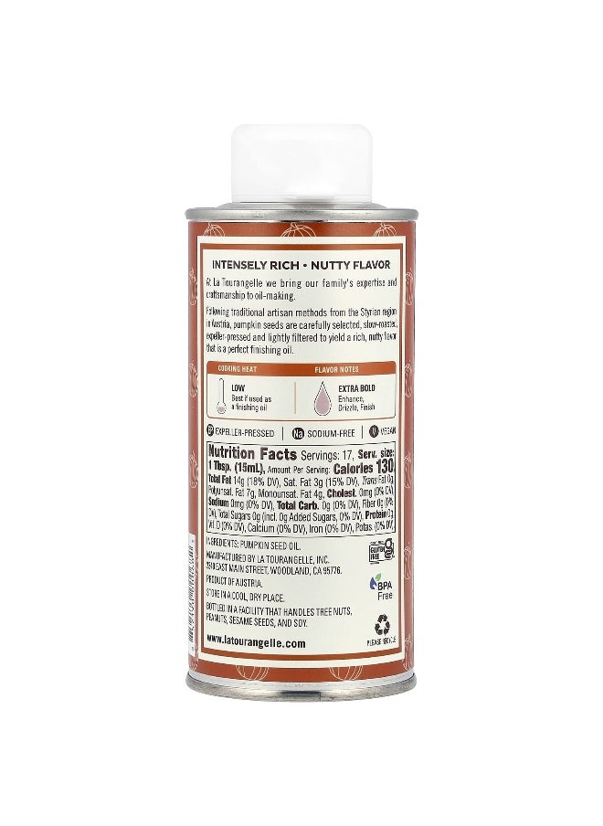 La Tourangelle La Tourangelle, Toasted Pumpkin Seed Oil, 8.45 fl oz (250 ml)  - Image 2