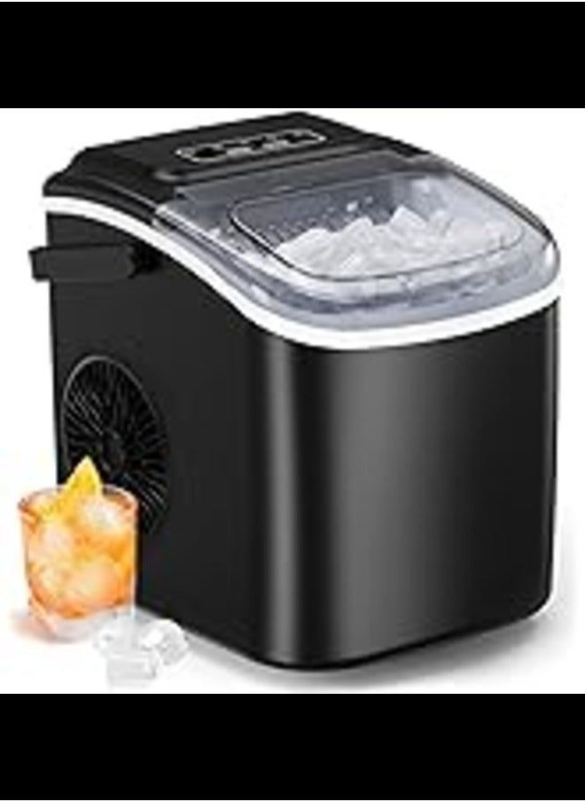 AWALOR Small Ice Maker Household Automatic Bullet Ice Maker Visual Mini Ice Maker  - Image 4