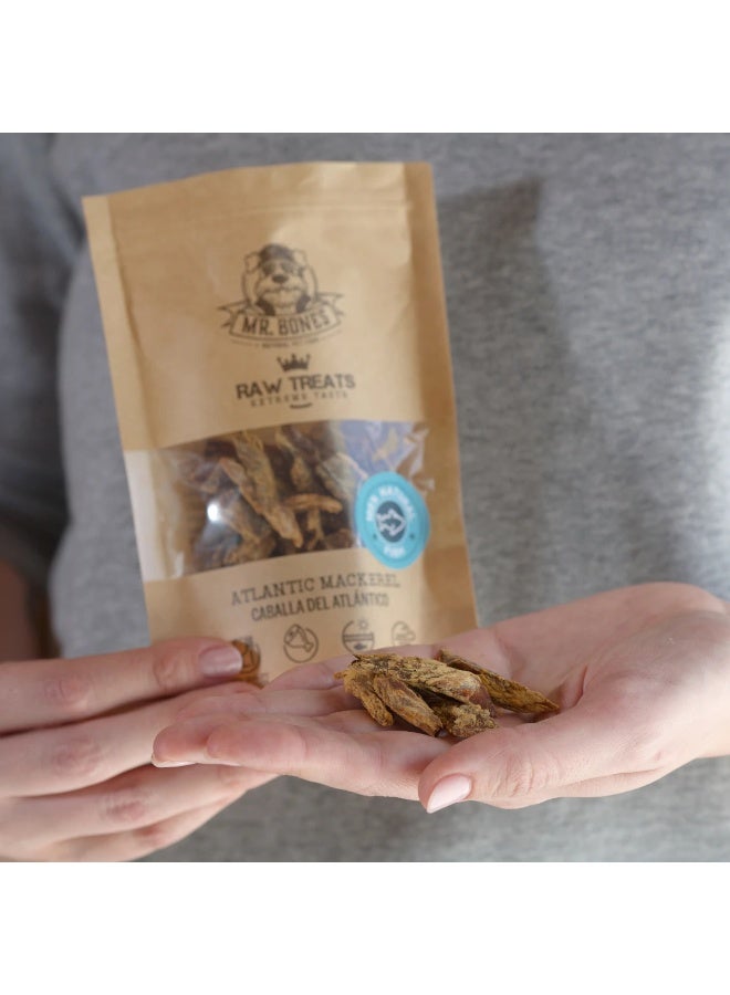 Mr. Bones Raw Treats Mackerel - Natural Snack for dogs and cats - Image 2