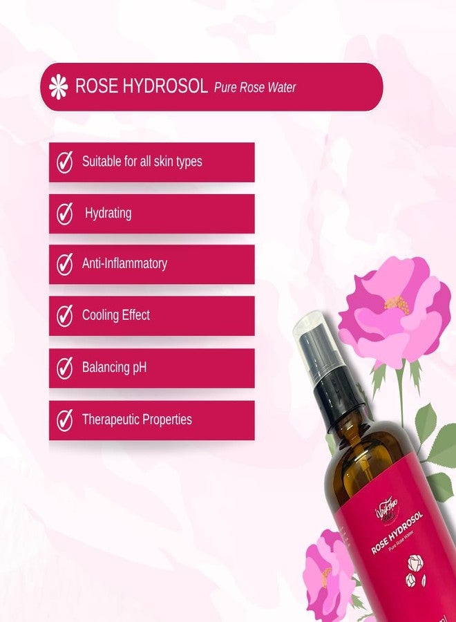 Vriksha Veda Rose Hydrosol & Neem Hydrosol Combo | 100ml Each - Image 4
