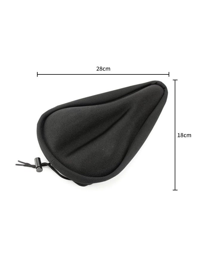 Bukela JZS Bike Seat Cushion, Gel Bike Seat Cover Padded Bicycle Saddle Covers Bike Seat Cushion Cover, Soft for Spin Indoor Outdoor Cycling Class Mountain Stationary Bikes - Image 2