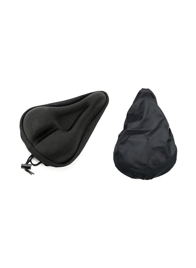 Bukela JZS Bike Seat Cushion, Gel Bike Seat Cover Padded Bicycle Saddle Covers Bike Seat Cushion Cover, Soft for Spin Indoor Outdoor Cycling Class Mountain Stationary Bikes - Image 1