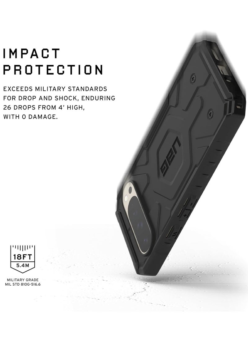 Urban Armor Gear UAG Pathfinder [MagSafe] for Google Pixel 9 Pro XL Case Cover [18 Feet Drop tested]  - Black  - Image 4