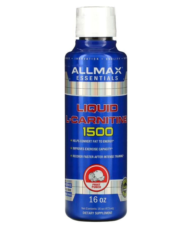 Allmax Liquid L-Carnitine 1500 Fruit Punch 16 oz (473 ml)