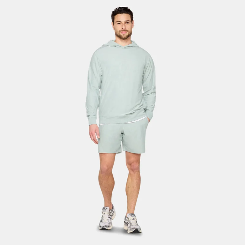 Fabletics Grey Men's The Cloud Jersey Hoodie for Men | Best Price UAE