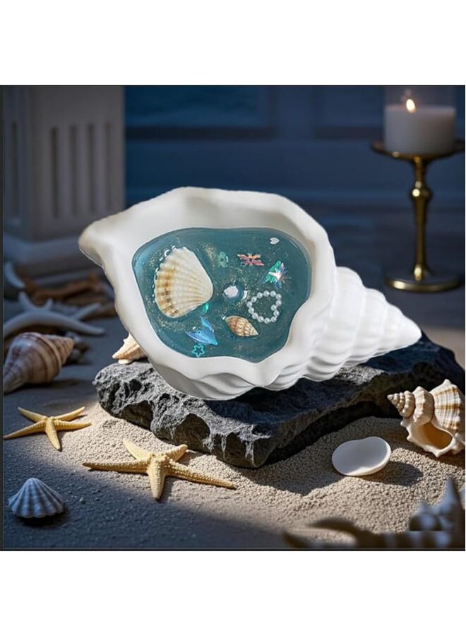 LAMAY Seashell Shaped Candles, Ocean Inspired Soy Wax Candles - Conch Shell And Starfish Designs, Beach Theme Home Decor Gifts for Women, Summer Holiday Birthday Party Favors - Image 1