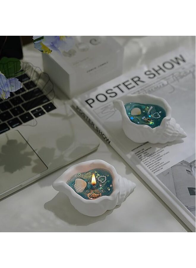 LAMAY Seashell Shaped Candles, Ocean Inspired Soy Wax Candles - Conch Shell And Starfish Designs, Beach Theme Home Decor Gifts for Women, Summer Holiday Birthday Party Favors - Image 3