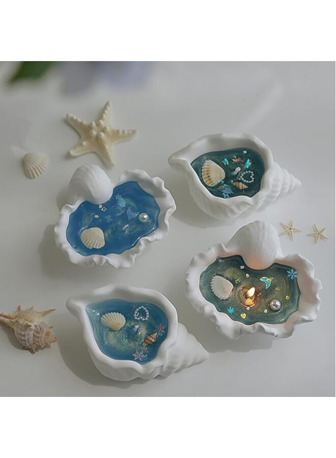 LAMAY Seashell Shaped Candles, Ocean Inspired Soy Wax Candles - Conch Shell And Starfish Designs, Beach Theme Home Decor Gifts for Women, Summer Holiday Birthday Party Favors - Image 5
