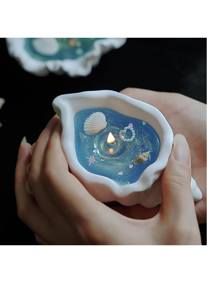 LAMAY Seashell Shaped Candles, Ocean Inspired Soy Wax Candles - Conch Shell And Starfish Designs, Beach Theme Home Decor Gifts for Women, Summer Holiday Birthday Party Favors - Image 2