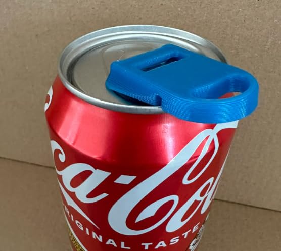 CERO ® 3D Printed Manual Easy Can Opener, Multipurpose Manual Can & Bottle Opener, Premium Plastic Shields Can Openers for Pop, Coke, Beer, Soda, Drink Aluminum Beverage (Black PLA Plastic) - Image 5