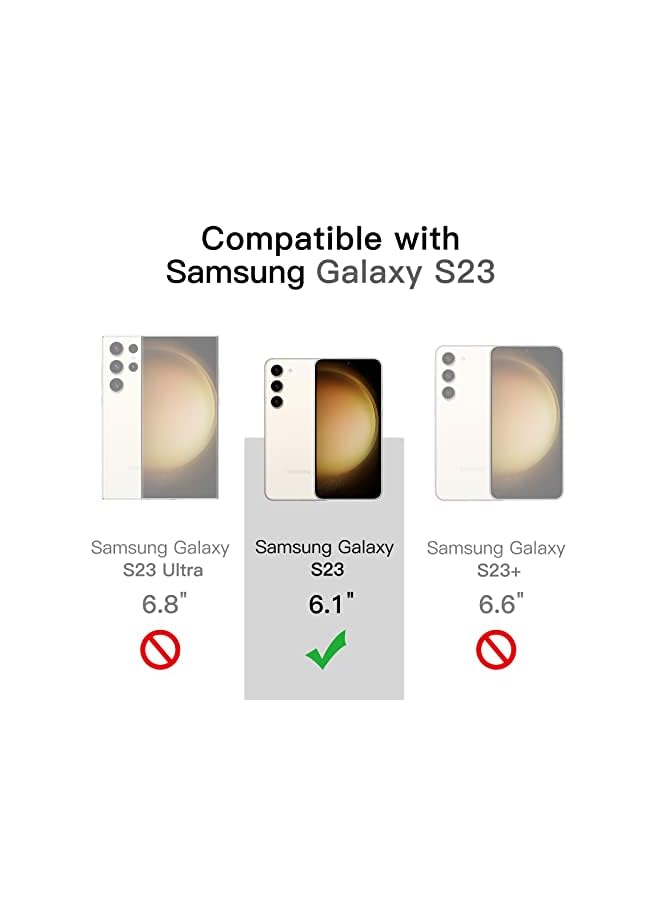 Jetech Case For Samsung Galaxy S23 5G 6.1-Inch, Non-Yellowing Shockproof Bumper Protective Phone Cover, Anti-Scratch Hard Pc Back (Clear) - Image 2