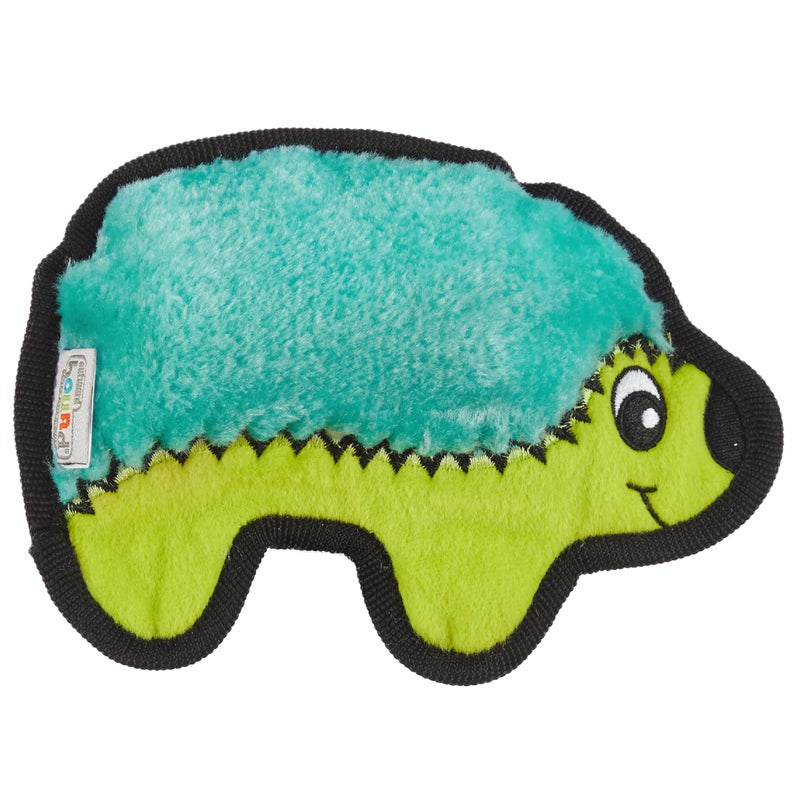 Outward Hound Durablez Minis Stuffing-Free Squeaky Plush Dog Toy for Puppies & Small Dogs - Interactive, Soft Yet Tough, No Mess, Jumbo Squeaker, Long-Lasting Play, Hedgehog - Image 1