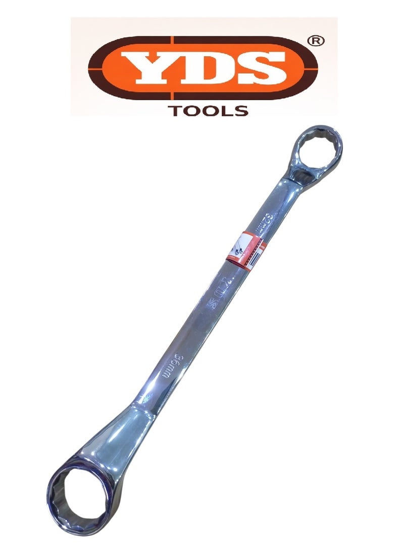 YDS Tools Double Ring Spanner 32mm – Model 10006143 – 800g Weight – Polished Chrome Steel Wrench for Industrial & Mechanical Use - Image 1