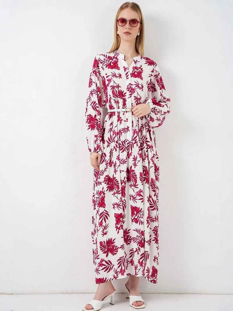 بيغ دارت BDART Patterned V-Neck Maxi Dress