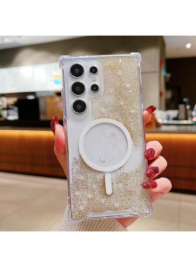 S-TOP Case For Samsung Galaxy S23 Ultra 5G Explosive Flash Gradient MagSafe TPU Phone Case - Image 1