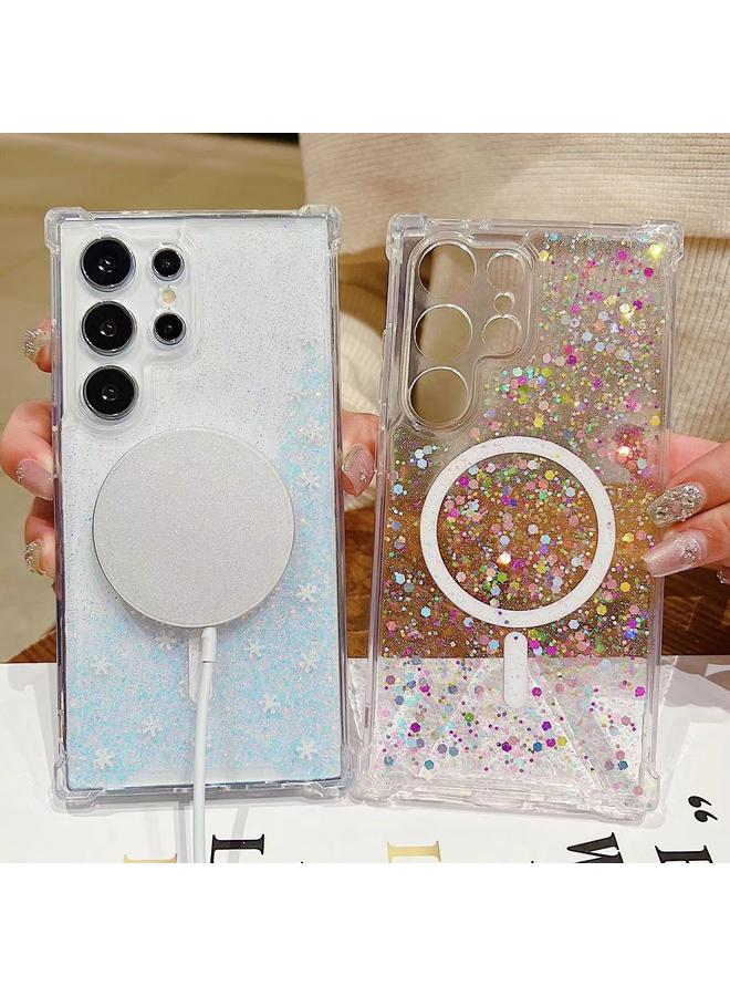 S-TOP Case For Samsung Galaxy S23 Ultra 5G Explosive Flash Gradient MagSafe TPU Phone Case - Image 4