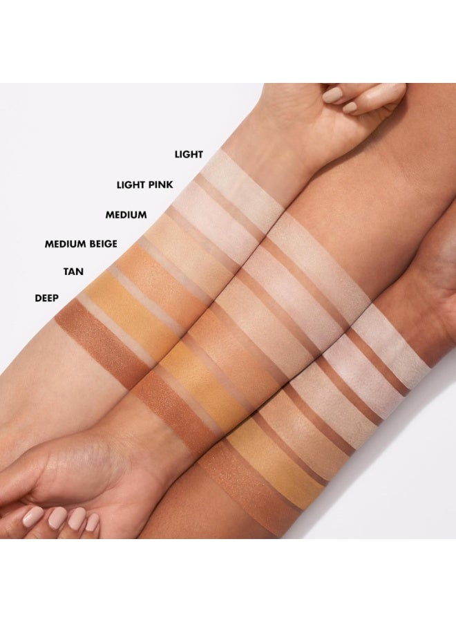 elf Halo Glow Setting Powder, Silky, Weightless, Blurring, Smooths, Minimizes Pores and Fine Lines, Creates Soft Focus Effect, (Deep) ,Semi-Matte Finish, 0.24 Oz - Image 4