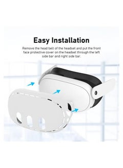 XICEN Protective Cover for Meta Quest 3, Silicone Cover Protector, Shockproof and Dustproof  VR Accessories  - Image 2