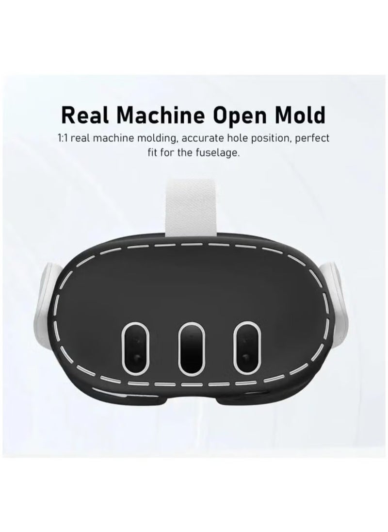 XICEN Protective Cover for Meta Quest 3, Silicone Cover Protector, Shockproof and Dustproof  VR Accessories  - Image 3