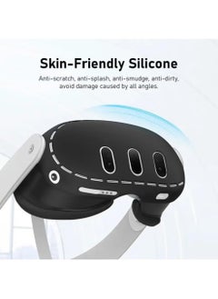 XICEN Protective Cover for Meta Quest 3, Silicone Cover Protector, Shockproof and Dustproof  VR Accessories  - Image 4