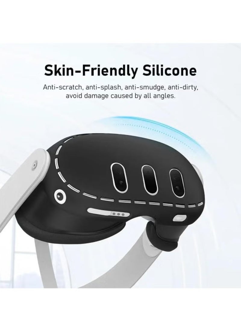 XICEN Protective Cover for Meta Quest 3, Silicone Cover Protector, Shockproof and Dustproof  VR Accessories  - Image 4
