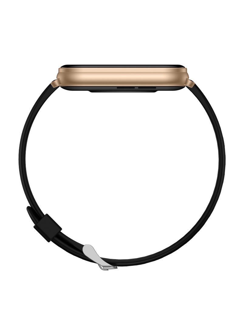 Totulife - STORM V BT Calling Smart Watch, Bluetooth Version 5.1, Battery Lithium Polymer Working Time 3 to 5 Days, Charging Time 1.5 to 2 Hours, Multi Language Support, Extra Strap Included – Gold - Image 1