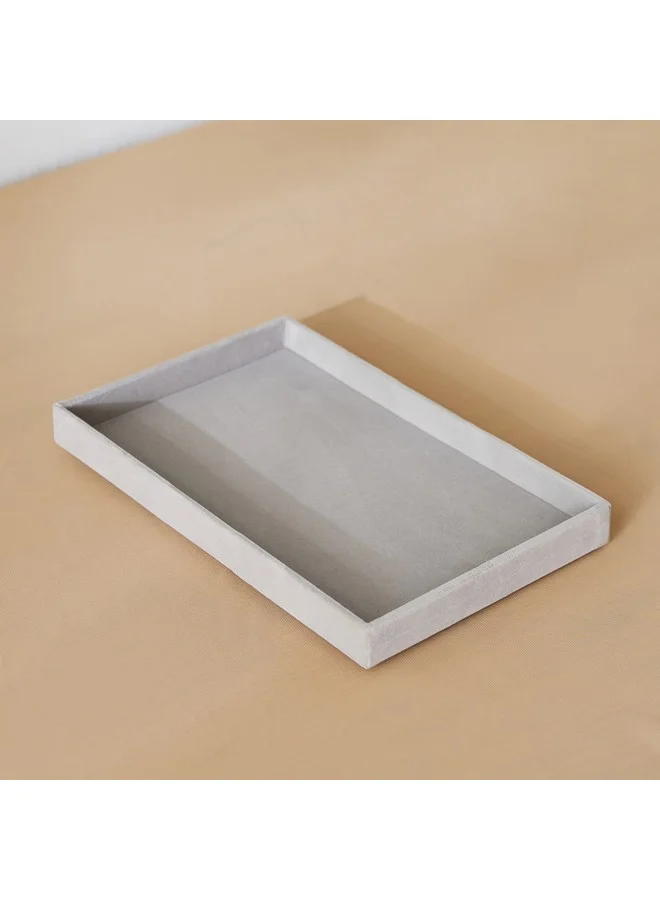 Home Box Velour Jewellery Tray 29.1 x 2.5 x 18 cm