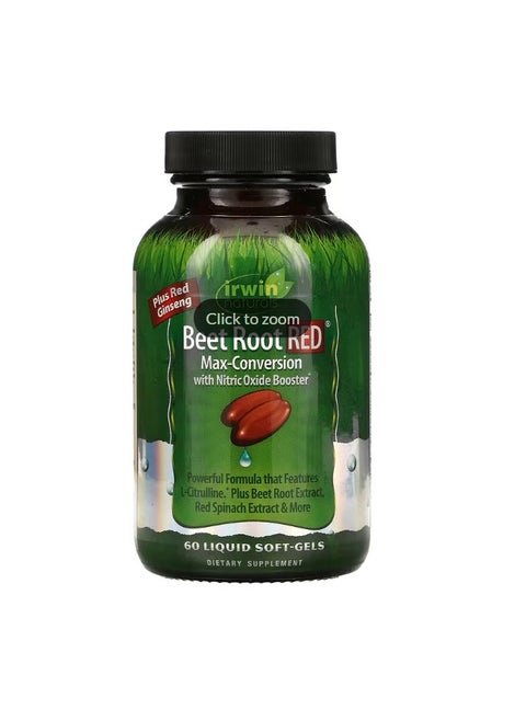 Beet Root RED MaxConversion with Nitric Oxide Booster 60 Liquid SoftGels