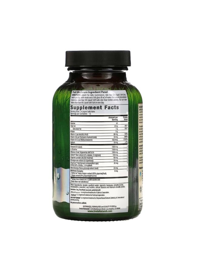 Irwin Naturals - Beet Root RED MaxConversion with Nitric Oxide Booster 60 Liquid SoftGels - Image 1