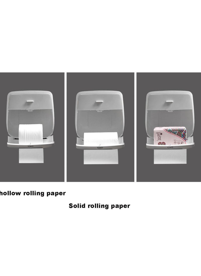 Generic - Wall Mounted Double Waterproof Tissue Box with Drawer Duty Dispenser for Kitchen Bathroom Washroom - Image 1
