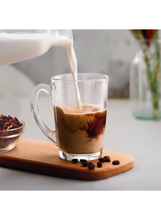 BOROSIL Serene 6 Piece - 195 Ml Tea/Coffee Mug Clear Clear - Image 5