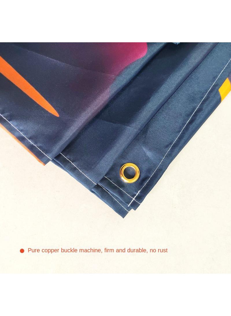 general Eid Mubarak Ramadan Kareem Castle Moon Theme Family Gathering Decoration Banner Background Cloth - Image 3