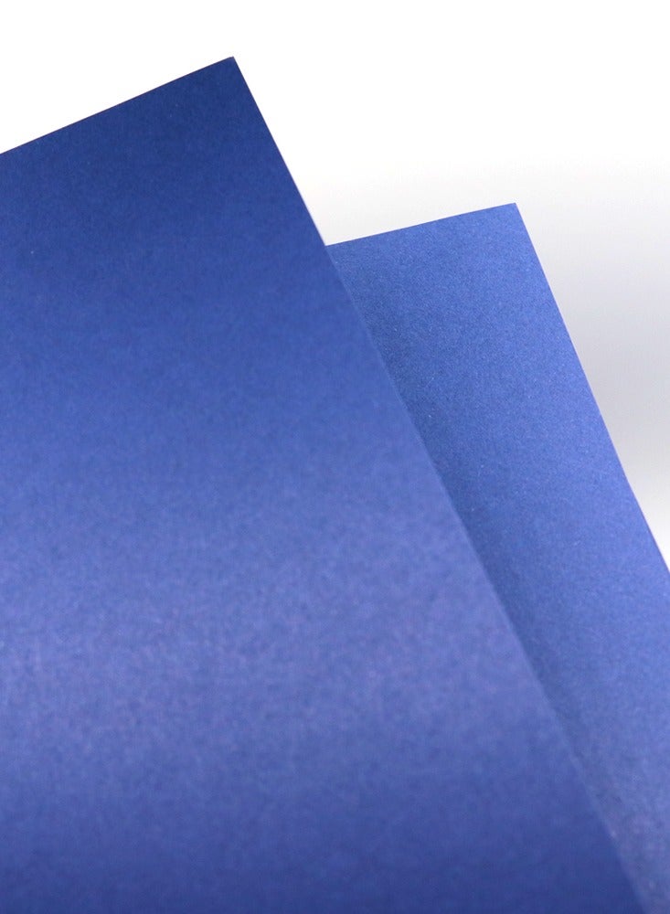 فيرستنوك ورق مقوى ملون أزرق، مقاس A5 - 20 ورقة - ورق مقوى ملون سميك 250 جرام للمتر المربع - ورق حرفي فاخر للأعمال اليدوية والدعوات والفنون والحرف اليدوية والطباعة - Image 4