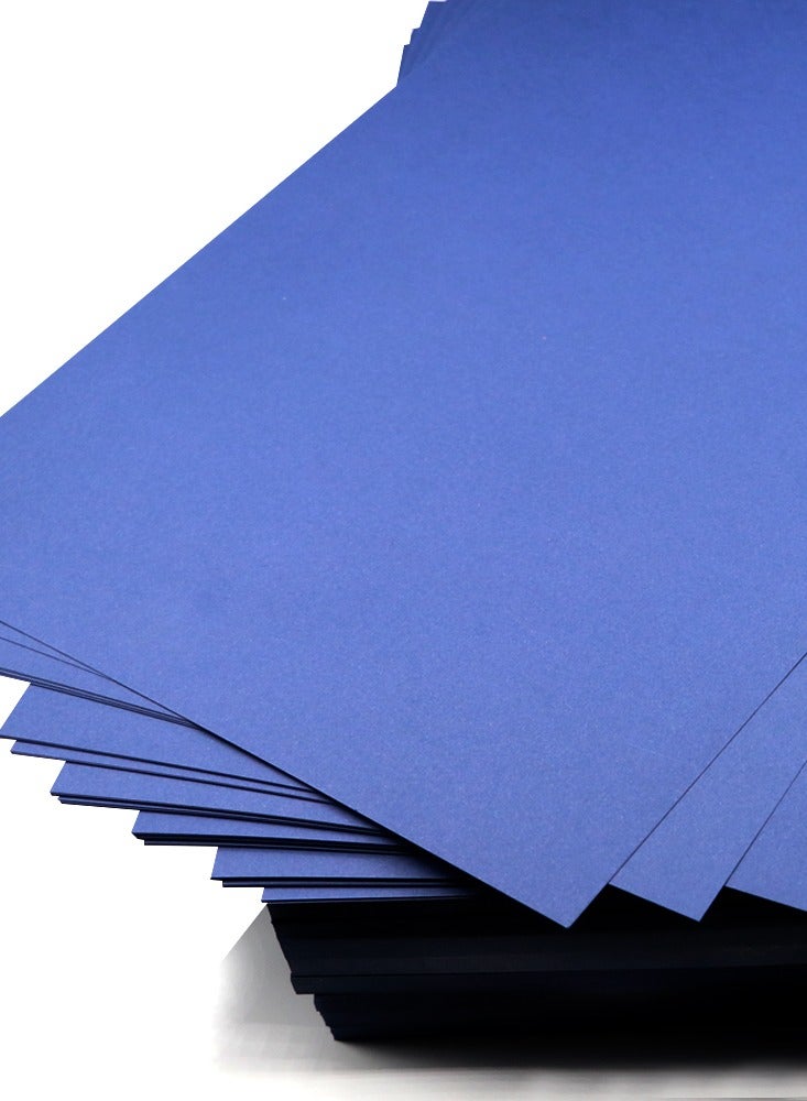 فيرستنوك ورق مقوى ملون أزرق، مقاس A5 - 20 ورقة - ورق مقوى ملون سميك 250 جرام للمتر المربع - ورق حرفي فاخر للأعمال اليدوية والدعوات والفنون والحرف اليدوية والطباعة - Image 2