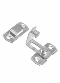 Y&D Stainless Steel Latch, 90 Degree Protect Privacy Security Barn Door Lock, Solid Safety Gate Latches, 2 Pack (Large Degrees Silver)  - Image 5