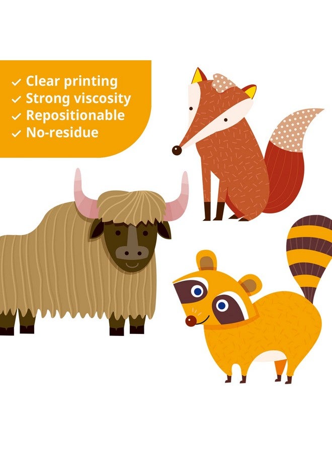 DECOWALL DS12-8070N Animal Alphabet Numbers Colour Weather Kids Wall Stickers Decals playroom Letters Decor Bedroom ABC Nursery Classroom Toddlers Learning Educational Baby Rainbow Colorful - Image 4