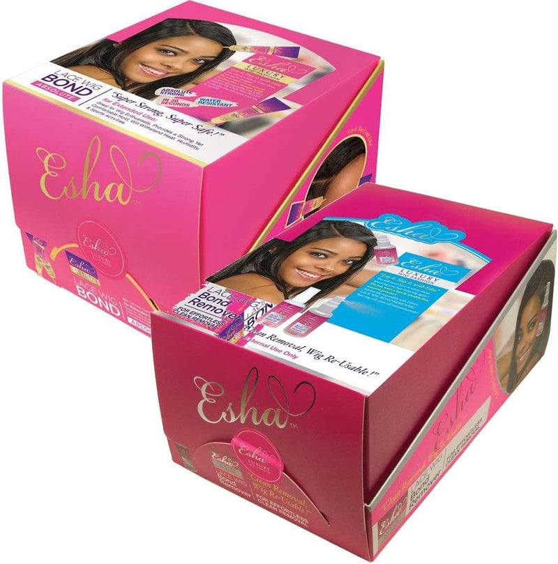 ESHA Lace wig Adhesive Glue (Strong Hold) with Adhesive Remover Set - Image 2